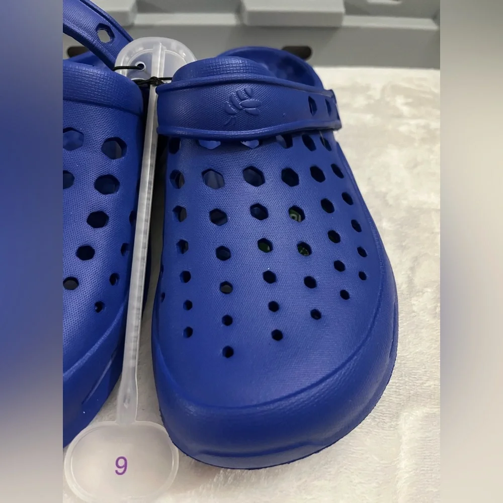 Joybees Harper Blue Toddler Clog Sandal Water Shoe Size W8 M6